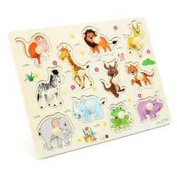 Les animaux de caricature - jouets de puzzle pour enfants